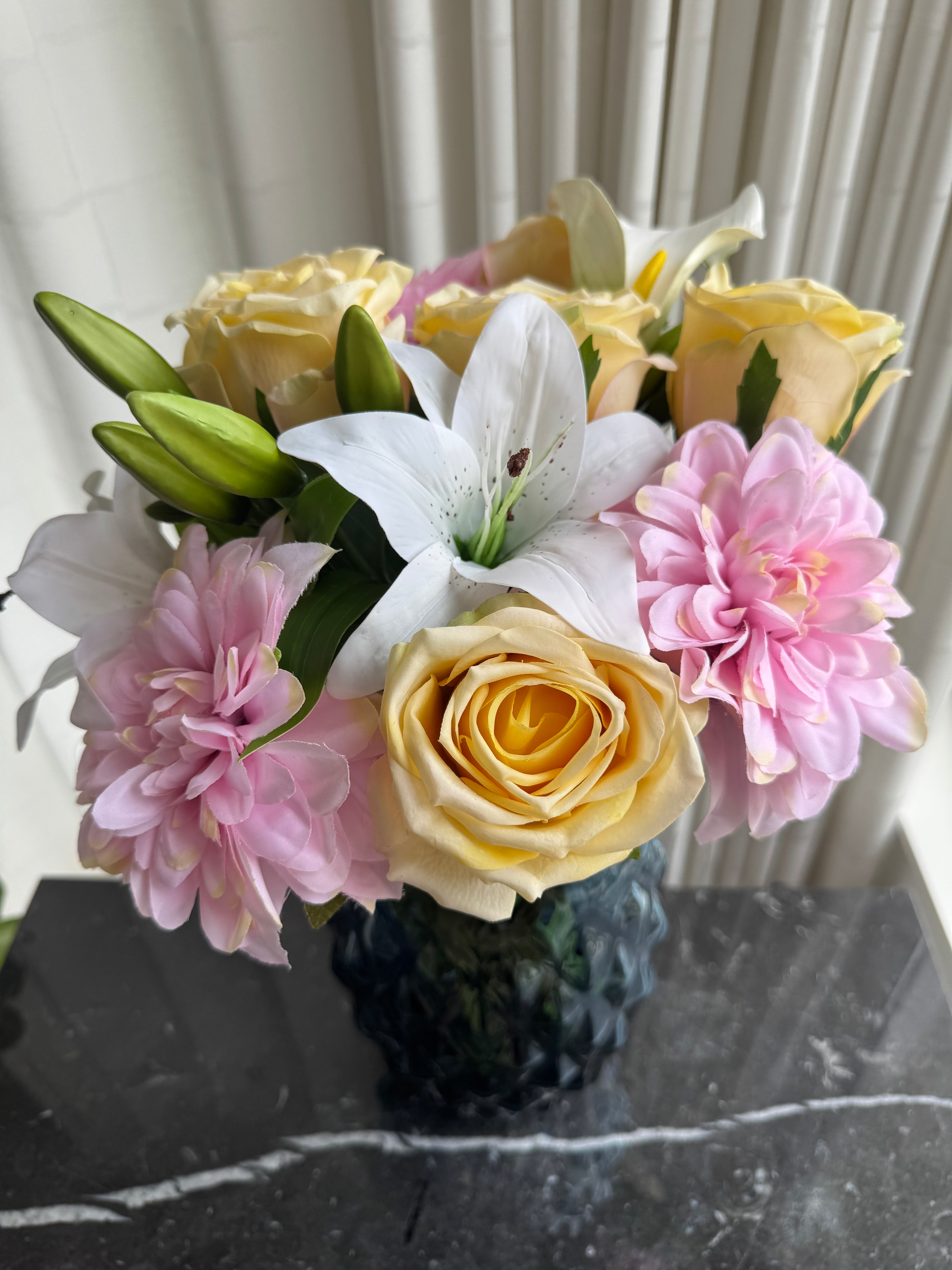 Kunstig buket - Løvspring