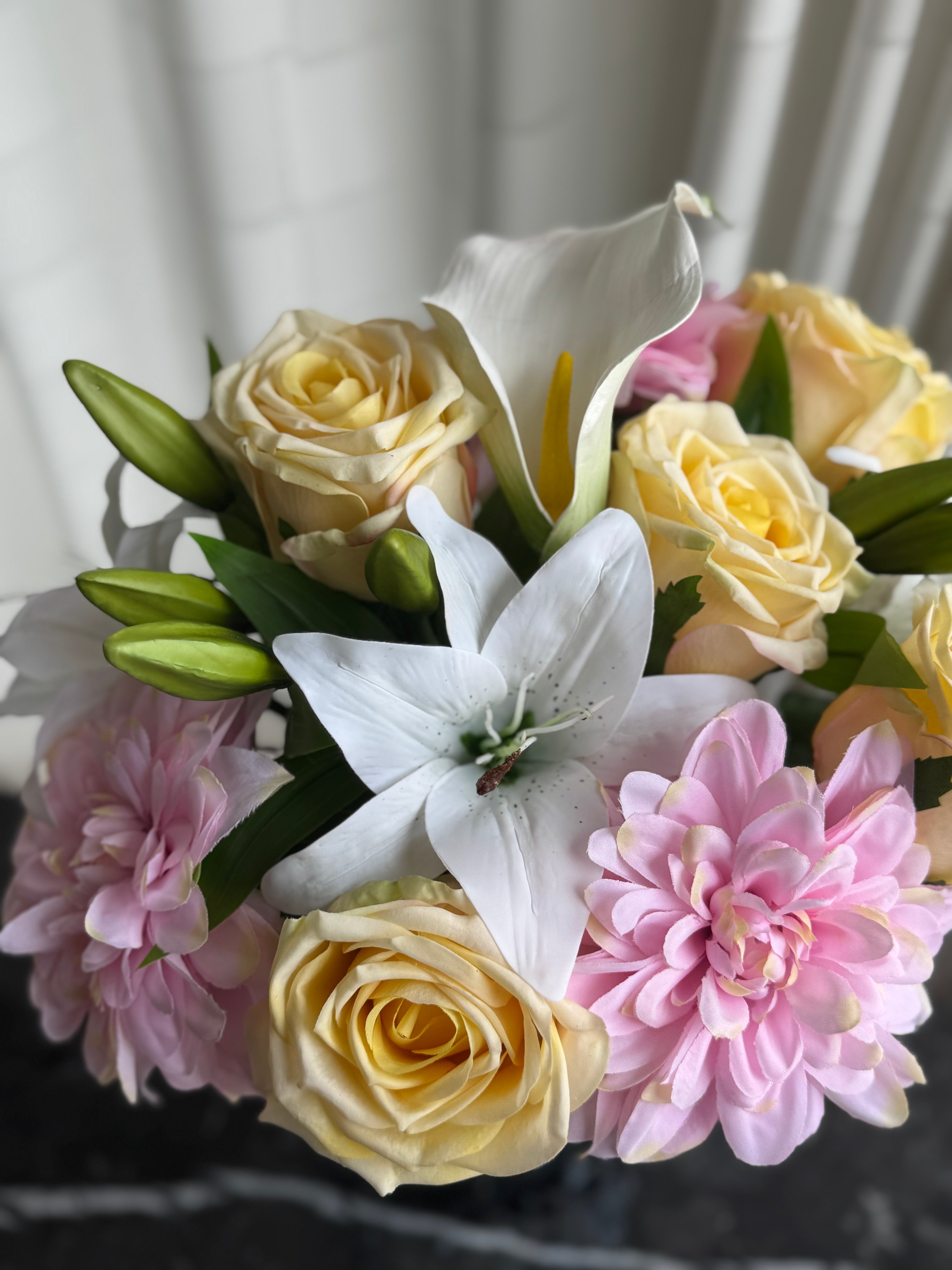 Kunstig buket - Løvspring