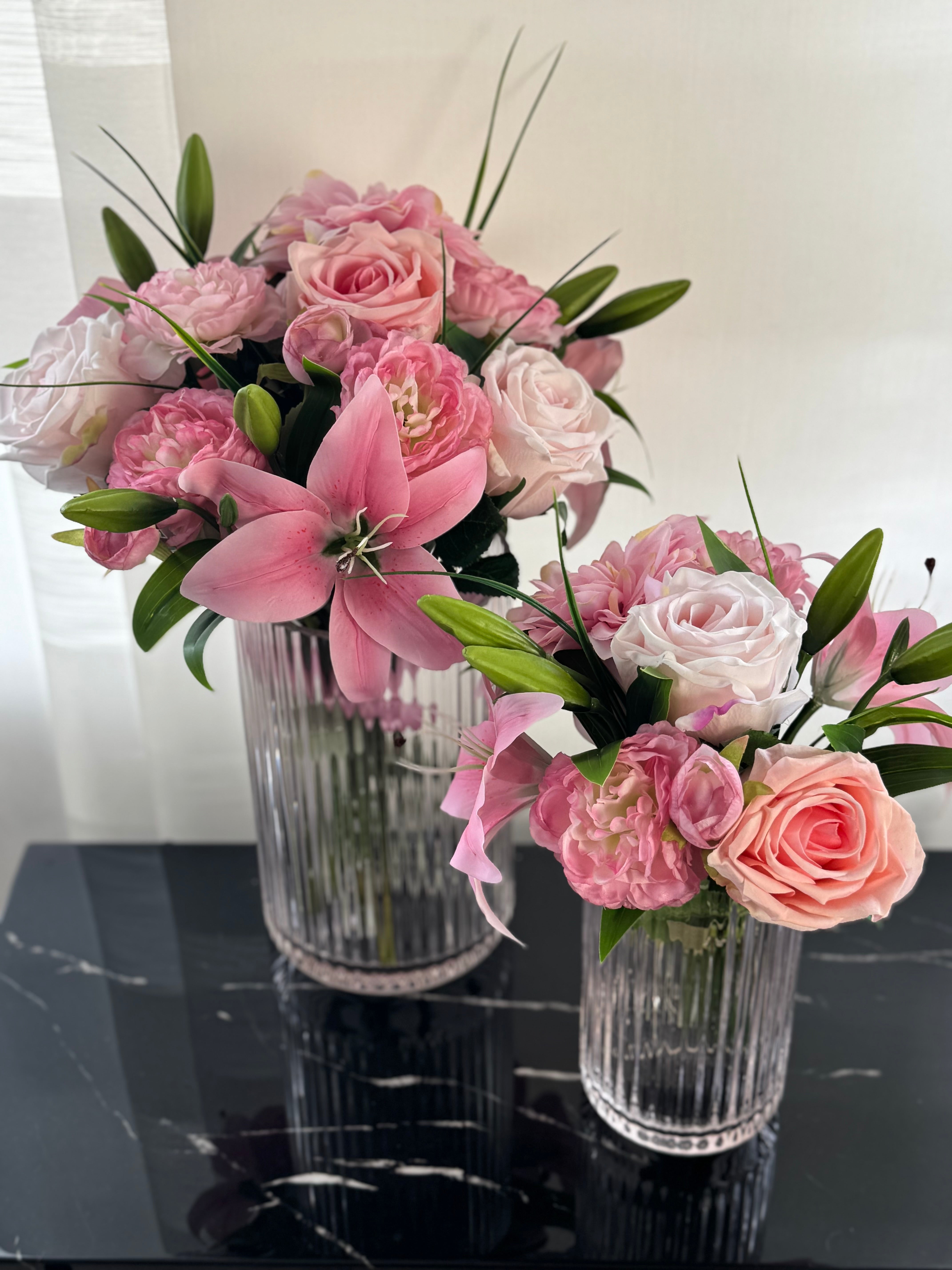 Kunstig buket mor og barn buket