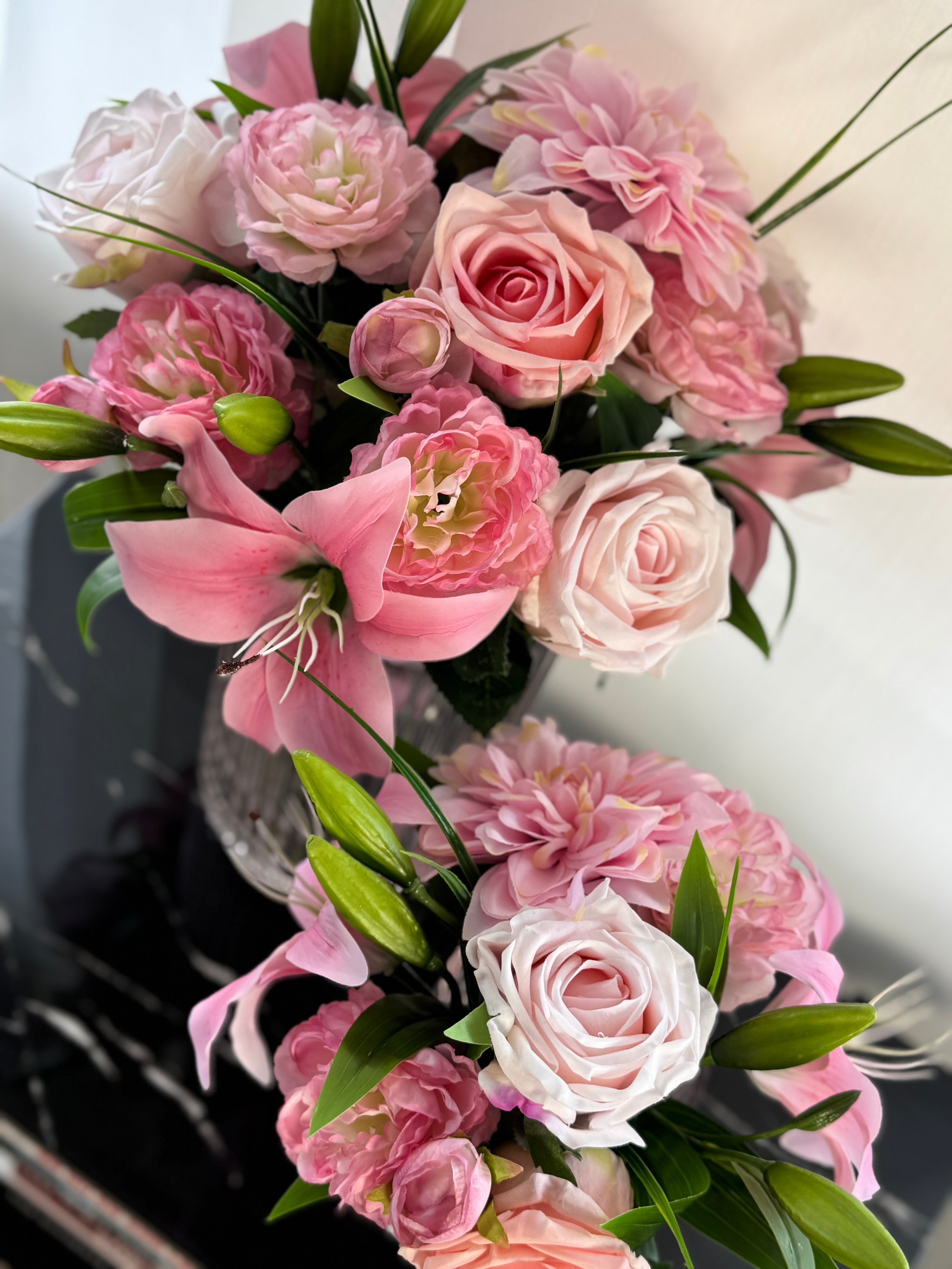 Kunstig buket mor og barn buket